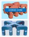 Aluminium anode steel claw 